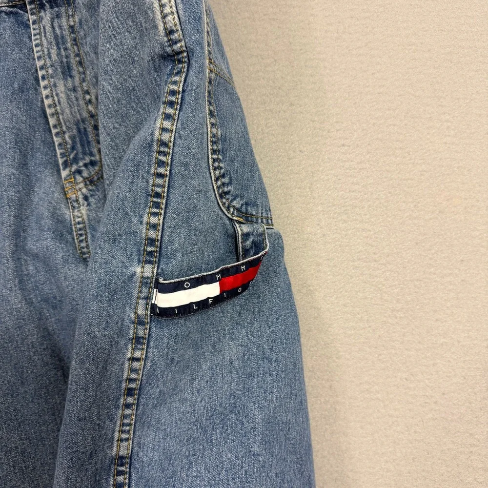Vintage Tommy Hilfiger Carpenter Shorts Men 36 Blue 13